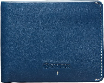 

Carlton Men Blue Genuine Leather Wallet(8 Card Slots)