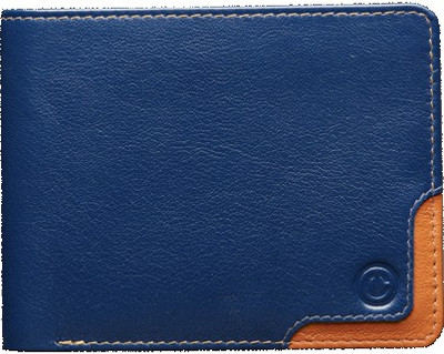 

Carlton Men Blue Genuine Leather Wallet(4 Card Slots)