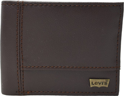 

Levi's Men Formal Brown Fabric Wallet(5 Card Slots)