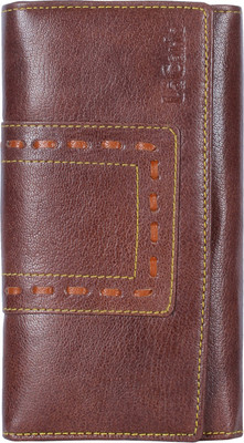 

LaCarlo Women Brown Genuine Leather Card Holder(5 Card Slots), Dark brown