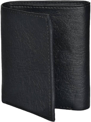 

Peacock Mundkar Boys Black Artificial Leather Wallet(7 Card Slots)