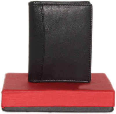 

SHAR Men Black Genuine Leather Card Holder(6 Card Slots)
