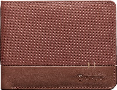 

Carlton Men Tan Genuine Leather Wallet(4 Card Slots), Dark tan