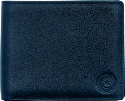 

POLLSTAR Men Blue Genuine Leather Wallet(8 Card Slots)