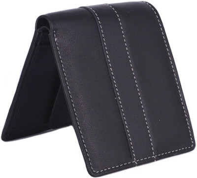 

UrbanGalore Men Black Genuine Leather Wallet(8 Card Slots)