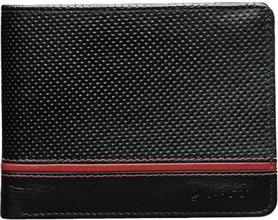 

Carlton Men Black Genuine Leather Wallet(8 Card Slots)