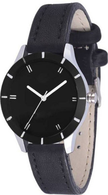 

Miss Perfect New Black Leather for ledish watch Watch - For Girls