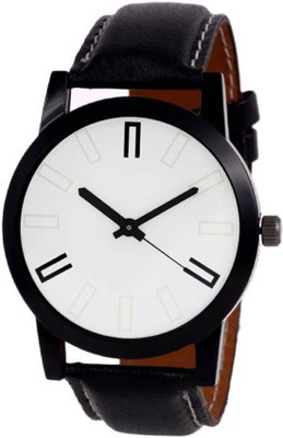 

Montres Designer FT Dial Black Leather Belt Men & Women Watch - For Boys
