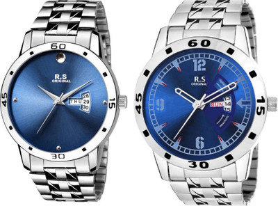 

R S Original RSO-4053 DAY AND DATE BLUE WATCH FOR MEN Watch - For Men