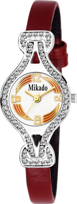 

mikado Red Ferry Analog watch for Women And Girls Watch - For Girls