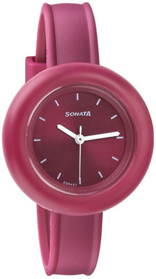 

Sonata 87026PP02 Tic Tac Toe Watch - For Women