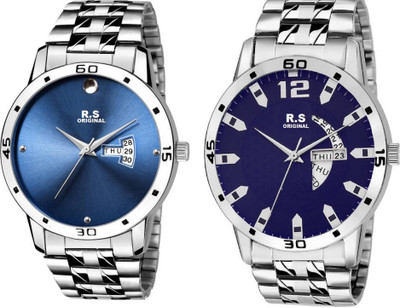 

R S Original RSO-4058 DAY AND DATE BLUE WATCH FOR MEN Watch - For Men