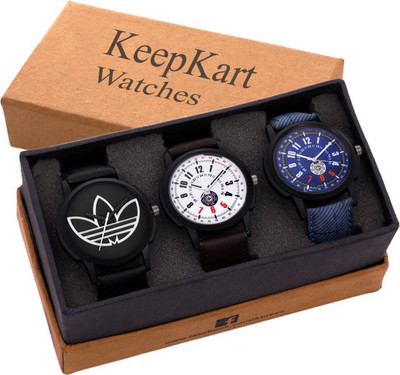 

Keepkart Sett Of Three Designer Modish Combo For Men And Women Watch - For Men