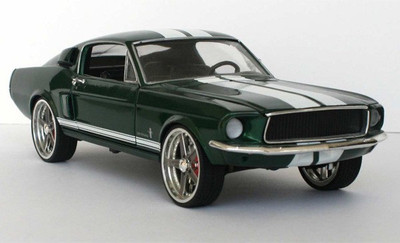 

JADA TOYS Fast & Furious 1:32 1967 Ford Mustang - 627C Green Metal Die Cast(Multicolor)