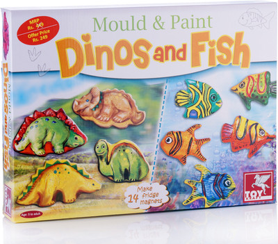 

toycraft Mold & Paint- Dinos & Fish