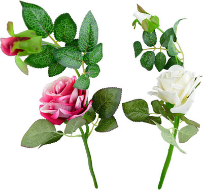 

Fancymart Fp-88 Multicolor Rose Artificial Flower(4 inch, Pack of 2)