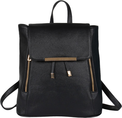 

Kleio Women's /Girls Designer Backpack for college/Office/Outing 1 L Backpack(Black)