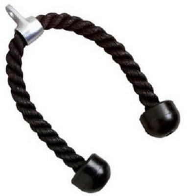 

FACTO POWER Black Color Bisecps, Triceps Rope, Standard for Home Use Triceps Bar(Black)