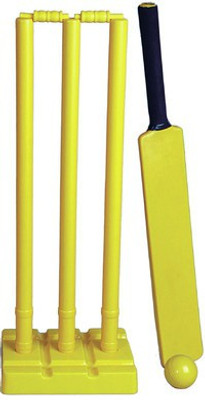 

BAANI INTERNATIONAL BEST QUALITY PVC BAT SET FOR KIDS . PVC/Plastic Cricket Bat(Short Handle, 1 kg)