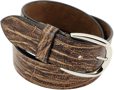 

LEX TAVIS Men & Women Casual, Party Brown Genuine Leather Belt