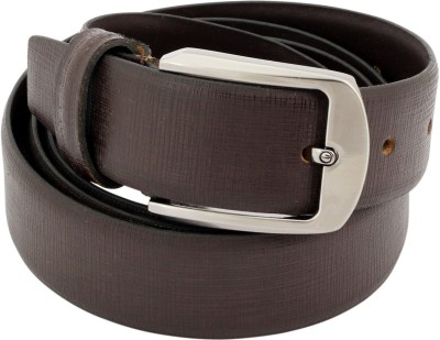 

LEX TAVIS Men Formal, Evening Brown Genuine Leather Belt