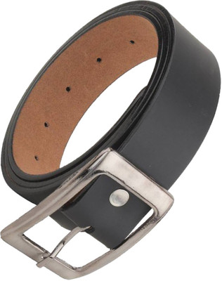 Peacock Mundkar Boys Black Artificial Leather Belt