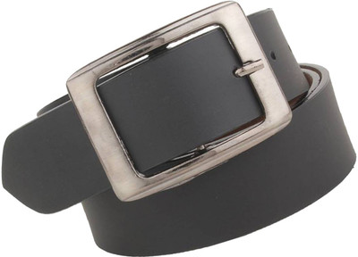 Peacock Mundkar Boys Black Artificial Leather Belt