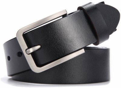 

Fuddy-Duddy Men Casual, Party, Formal, Evening Black Genuine Leather Belt, Black;brown