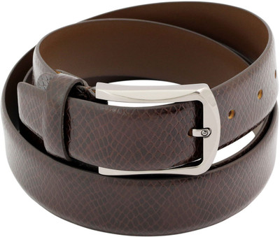 

LEX TAVIS Men Casual, Party Brown Genuine Leather Belt