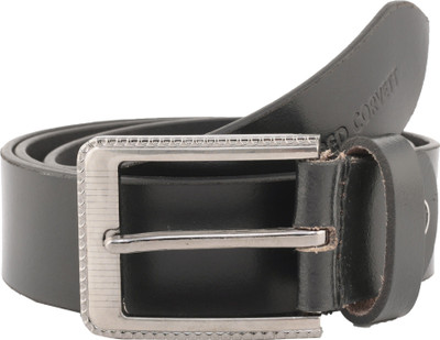 

RED Corvett Men Formal Black Genuine Leather Belt
