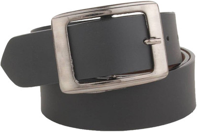 Peacock Mundkar Boys Black Artificial Leather Belt