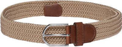 

Chisel Men Casual Beige Canvas Belt, Bedge