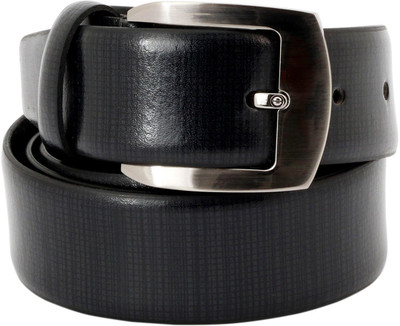 

LEX TAVIS Men Formal, Evening Black Genuine Leather Belt