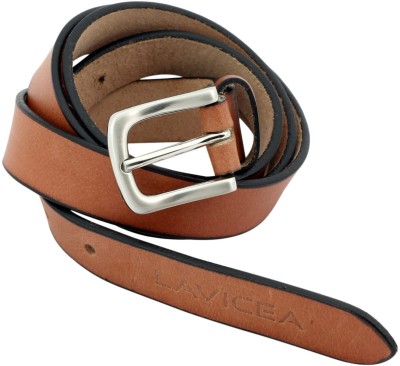 

LAVICEA Women Brown, Tan Genuine Leather Belt