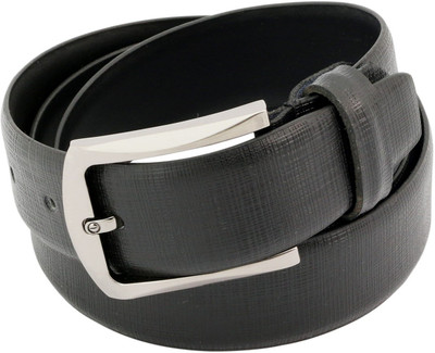 

LEX TAVIS Men Formal, Evening Black Genuine Leather Belt
