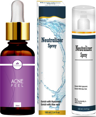 

Cosderma 30% Salicylic Acid Peel Acne Clear Scar & open pore Reduction Brightening Glow Peel Salicylic acid(130 ml)