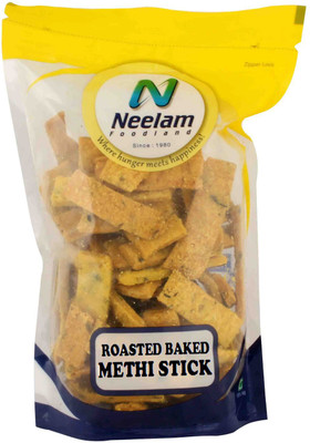 

Neelam Foodland Roasted Baked Methi Sticks Chips(200 g)