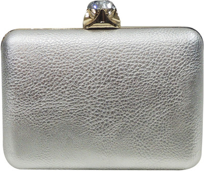 

Madame Exclusive Wedding, Festive, Party, Casual Silver Clutch