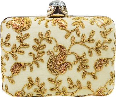 

Madame Exclusive Wedding, Festive, Party, Casual White Clutch