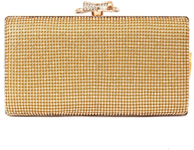 

Rahul Enterprises Party Gold Clutch