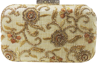 

Madame Exclusive Wedding, Festive, Party, Casual Gold Clutch