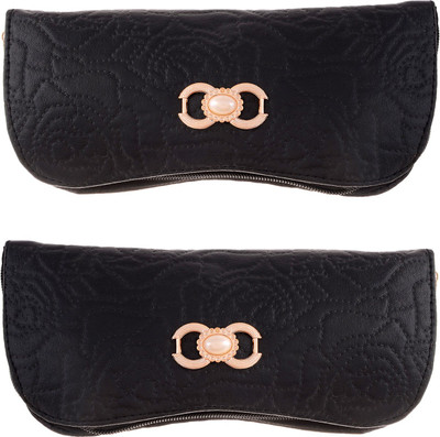 

Tanuj Fabrics Casual Black Clutch