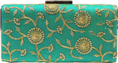 

Madame Exclusive Wedding, Festive, Party, Casual Blue Clutch
