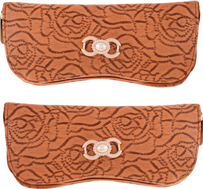 

Tanuj Fabrics Casual Brown Clutch