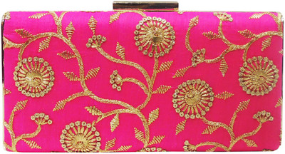 

Madame Exclusive Wedding, Festive, Party, Casual Pink Clutch