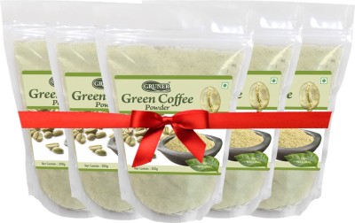 

Gruner Gruner's Natural Unroasted Green Coffee Powder (Combo 5 Pack) Instant Coffee(5 x 40 g)