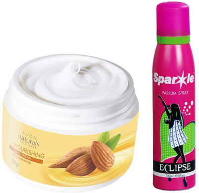 

Avon Anew NATURALS COLD CREAM NURISHING (50 g) With one sparkle perfume spray 150 ml(Set of 2)