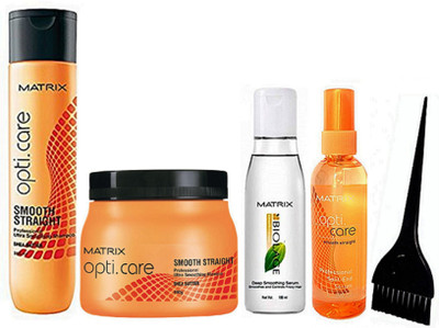 

studio Of Hair Brush, Matrix Opticare Smoothing Shampoo 350ml with Hair Spa 290g & Opti.care Professional Split-End Hair Serum 100ml with Biolace Deep Smoothing Hair Serum 100ml(Set of 5)