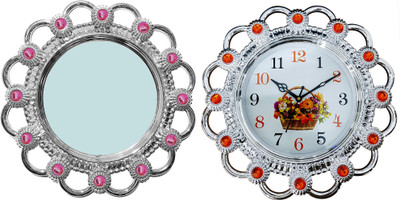 

Confidence Unique design Wall Clock & wall Mirror For Home / Office use