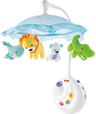 

Saffronworld Remote Controled 2 in 1 Projection mobile Play gym(Multicolor)